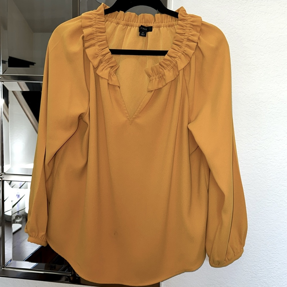 Pre-worn mustard blouse